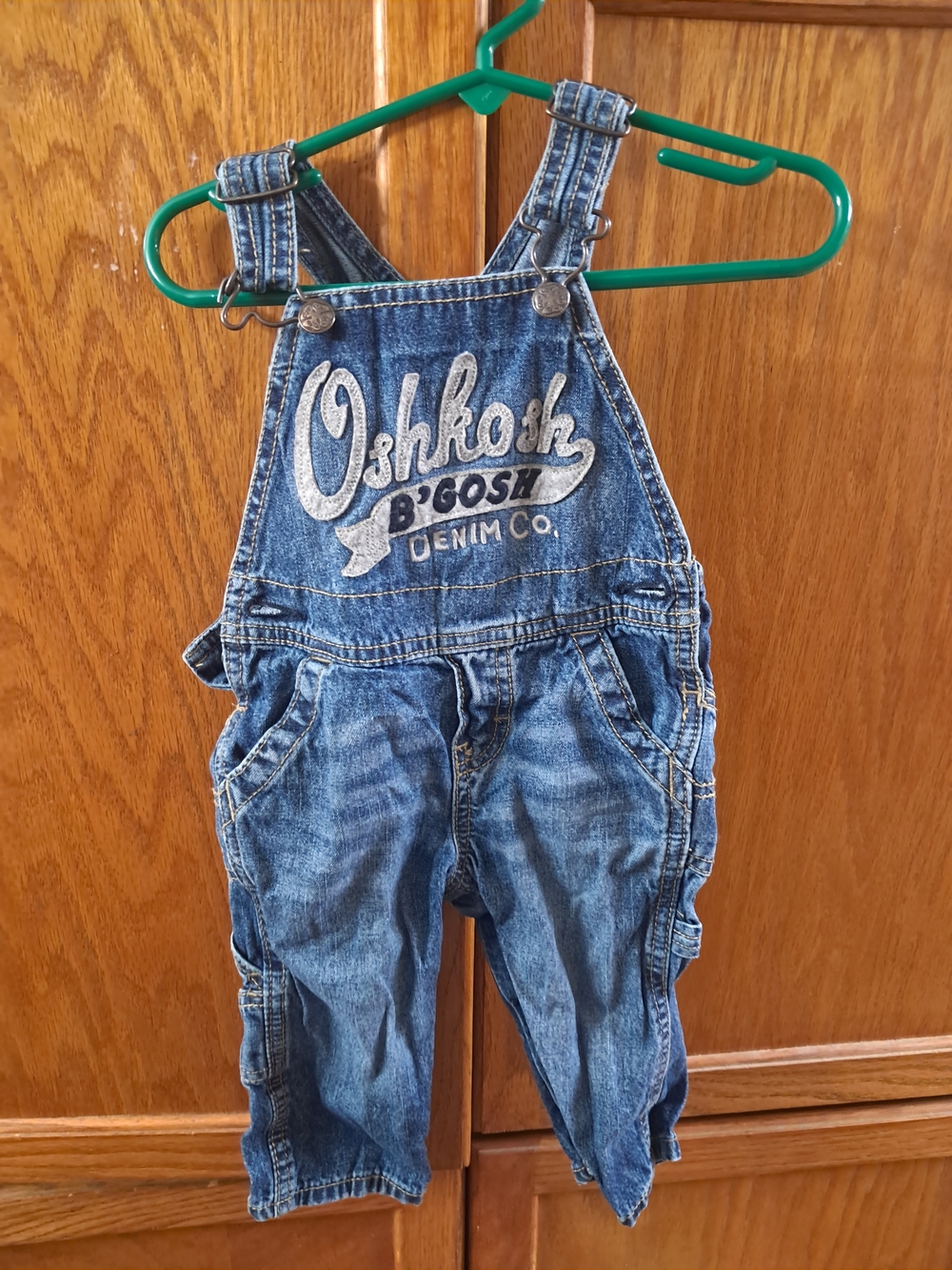 OshKosh B'Gosh Blue Denim Baby Overalls